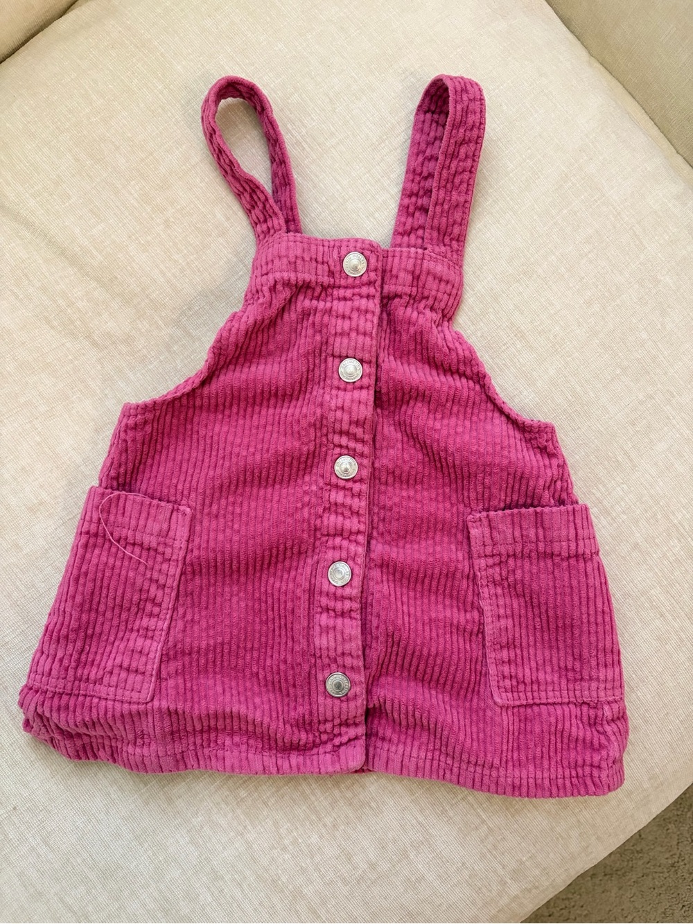 Zara Kids Corduroy Dress - Pink/purple 12-18mo